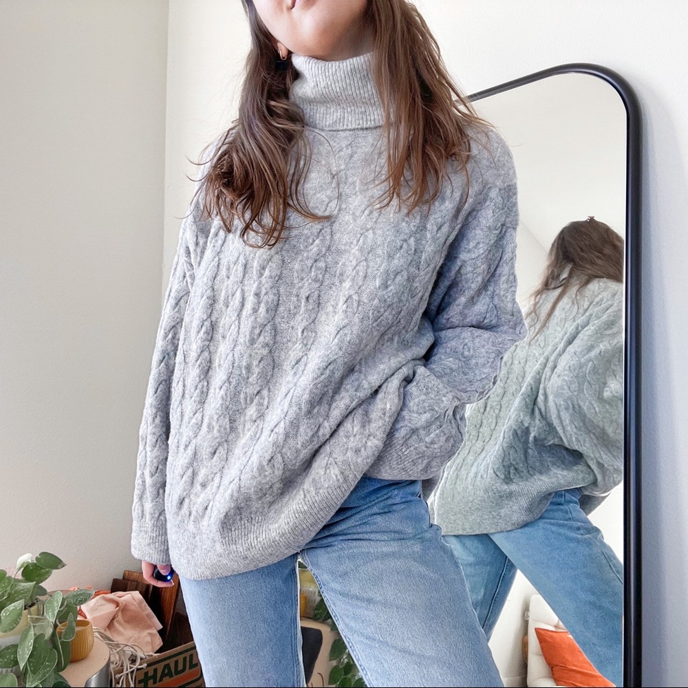 H&M Oversized Turtleneck Sweater